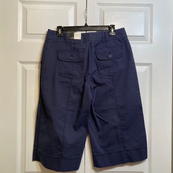 NWT Ann Taylor Loft Julie Pants Size 6 Cropped Mid Rise Flat Front Wide Leg Crop - Picture 4 of 10